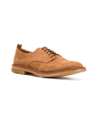 Chaussures brogues en cuir tabac Buttero