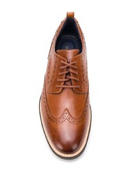 Chaussures brogues en cuir tabac Cole Haan