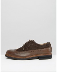 Chaussures brogues marron foncé Ben Sherman