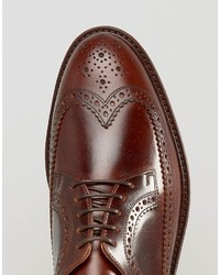 Chaussures brogues marron foncé Selected