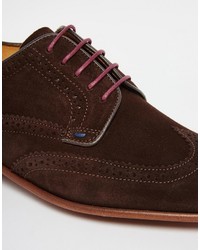 Chaussures brogues marron foncé Paul Smith