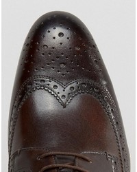 Chaussures brogues marron foncé Ted Baker