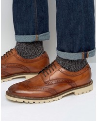 Chaussures brogues marron Base London