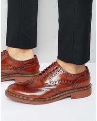 Chaussures brogues marron Base London