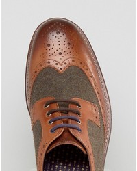 Chaussures brogues marron Ted Baker