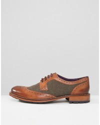 Chaussures brogues marron Ted Baker