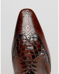 Chaussures brogues marron Jeffery West