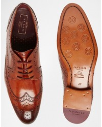 Chaussures brogues marron Ted Baker