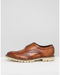 Chaussures brogues marron Base London