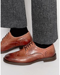 Chaussures brogues marron Selected
