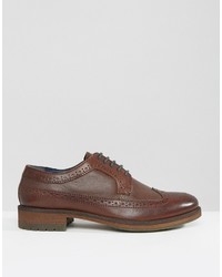 Chaussures brogues marron Dune