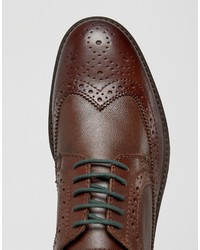 Chaussures brogues marron Dune