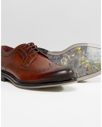 Chaussures brogues marron Ted Baker