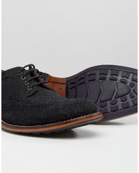 Chaussures brogues noires Ted Baker