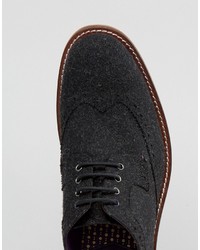 Chaussures brogues noires Ted Baker