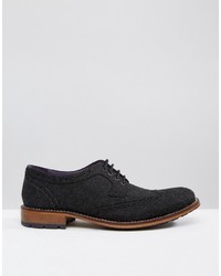 Chaussures brogues noires Ted Baker