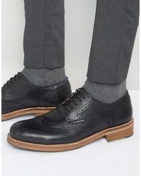Chaussures brogues noires Ben Sherman