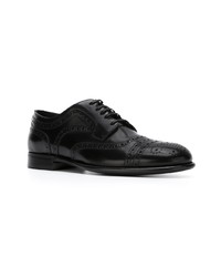 Chaussures brogues noires Dolce & Gabbana