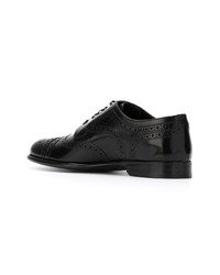 Chaussures brogues noires Dolce & Gabbana