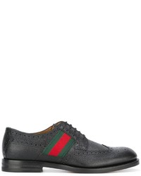 Chaussures brogues noires Gucci