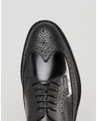 Chaussures brogues noires Selected