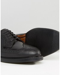 Chaussures brogues noires Selected