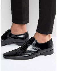 Chaussures brogues noires Jeffery West