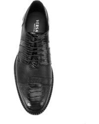 Chaussures brogues noires Versace