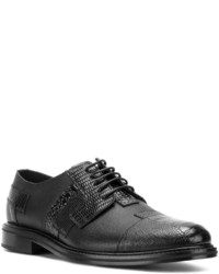 Chaussures brogues noires Versace