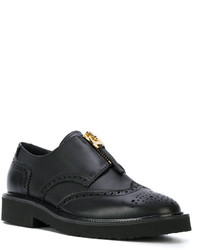 Chaussures brogues noires Giuseppe Zanotti Design