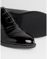 Chaussures brogues noires Asos