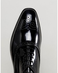 Chaussures brogues noires Paul Smith