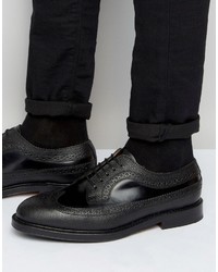 Chaussures brogues noires Selected