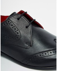 Chaussures brogues noires Base London