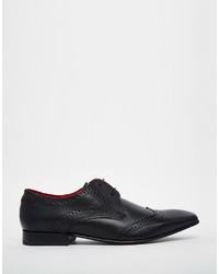 Chaussures brogues noires Base London