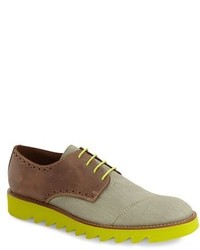 Chaussures brogues olive