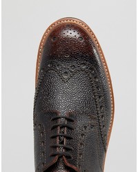 Chaussures brogues pourpre foncé Grenson