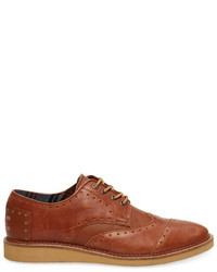 Chaussures brogues tabac