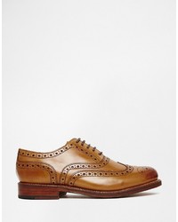 Chaussures brogues tabac Grenson