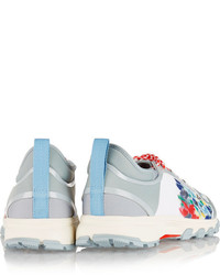 Chaussures de sport à fleurs grises adidas by Stella McCartney