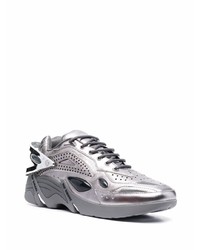 Chaussures de sport argentées Raf Simons