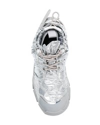 Chaussures de sport argentées Calvin Klein 205W39nyc