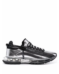 Chaussures de sport argentées Givenchy