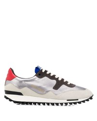 Chaussures de sport argentées Golden Goose