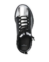 Chaussures de sport argentées Givenchy