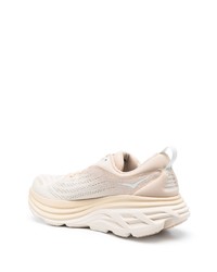 Chaussures de sport beiges Hoka One One