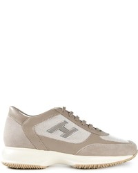 Chaussures de sport beiges Hogan