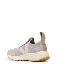 Chaussures de sport beiges Rick Owens X Veja