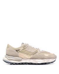 Chaussures de sport beiges Maison Mihara Yasuhiro