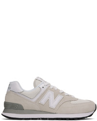 Chaussures de sport beiges New Balance